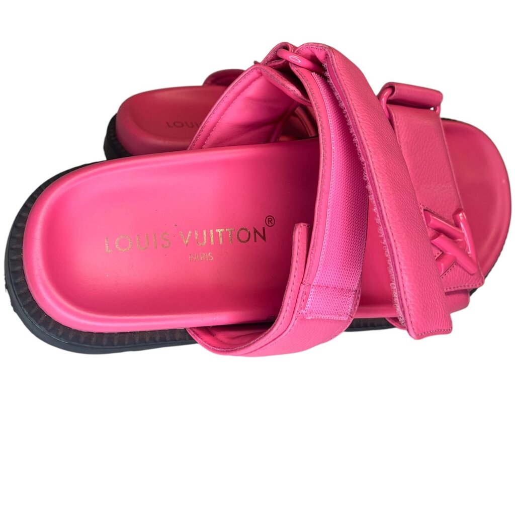 Louis Vuitton Leather Slides