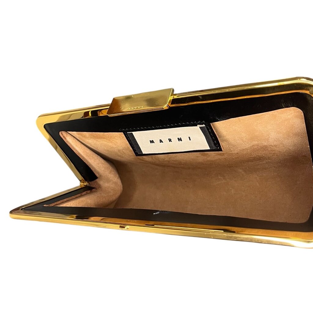 Marni Studded Calf Clutch Bag NWT