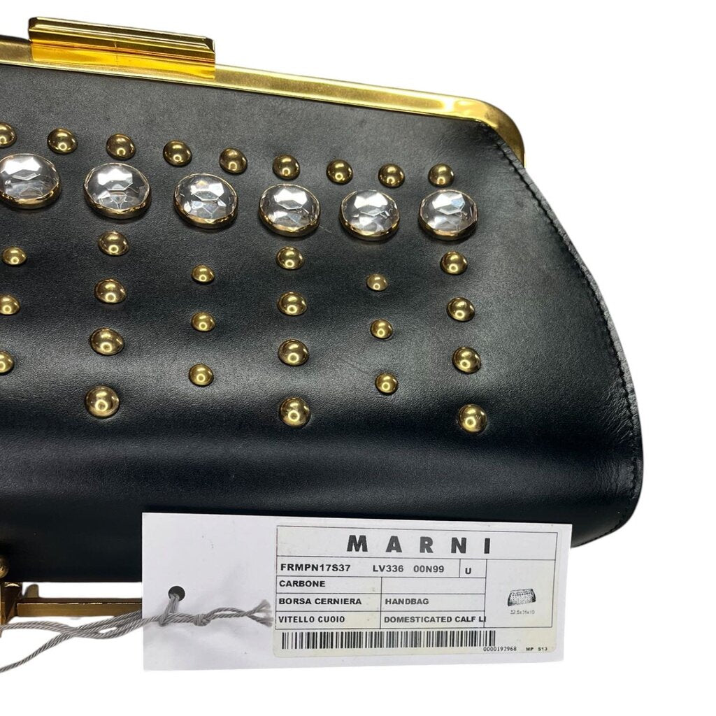Marni Studded Calf Clutch Bag NWT