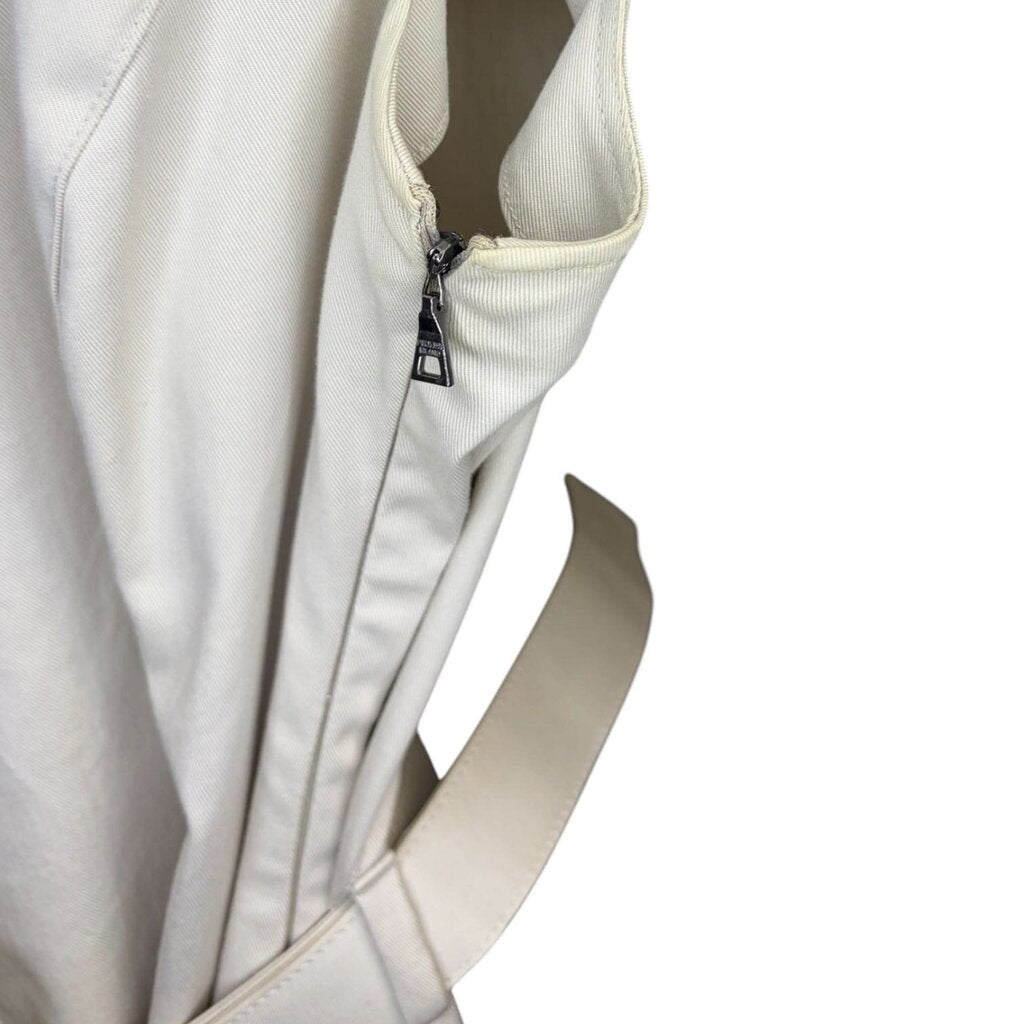 Vintage Prada Sport Belted Twill Midi Dress