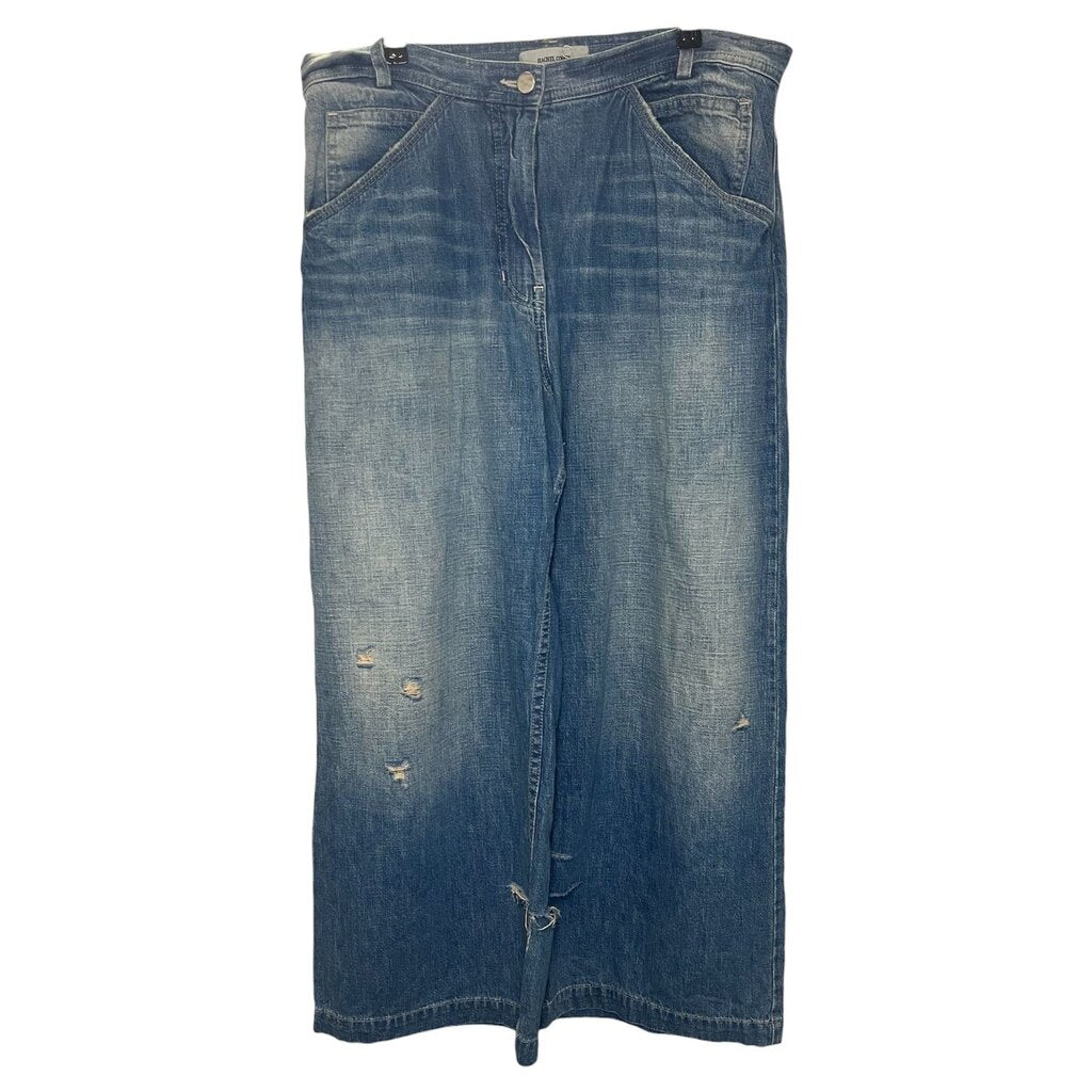 Rachel Comey Distressed Wide Leg Jeans