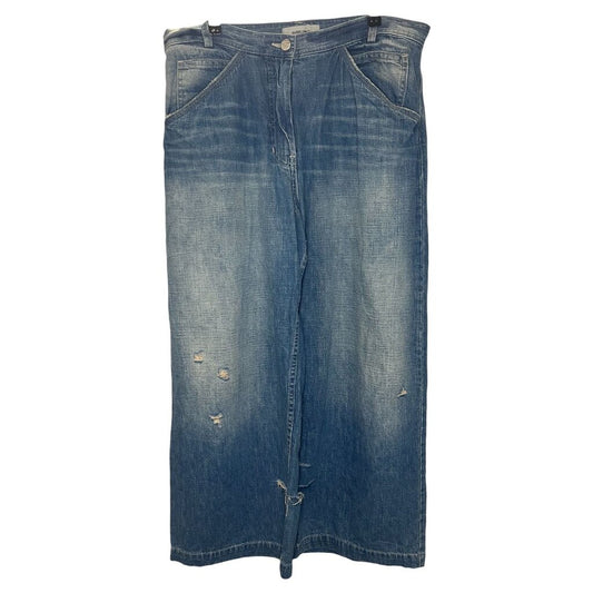 Rachel Comey Distressed Wide Leg Jeans