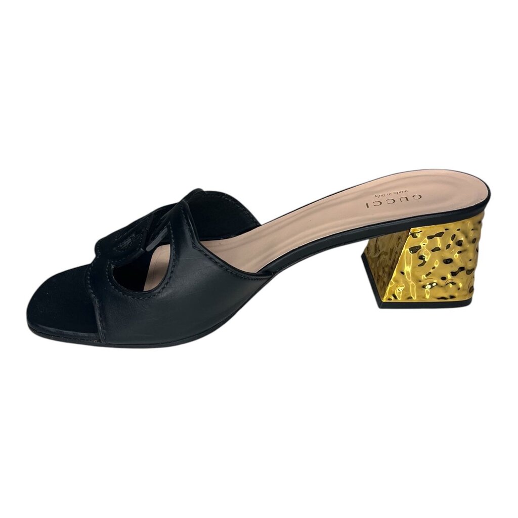 Gucci 'GG' Open Toe Mules