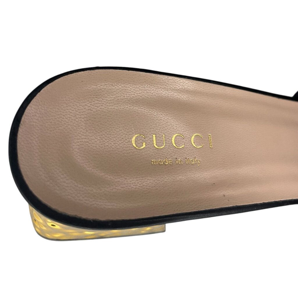 Gucci 'GG' Open Toe Mules