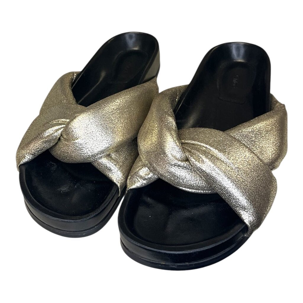 Chloe Puff Knot Slides