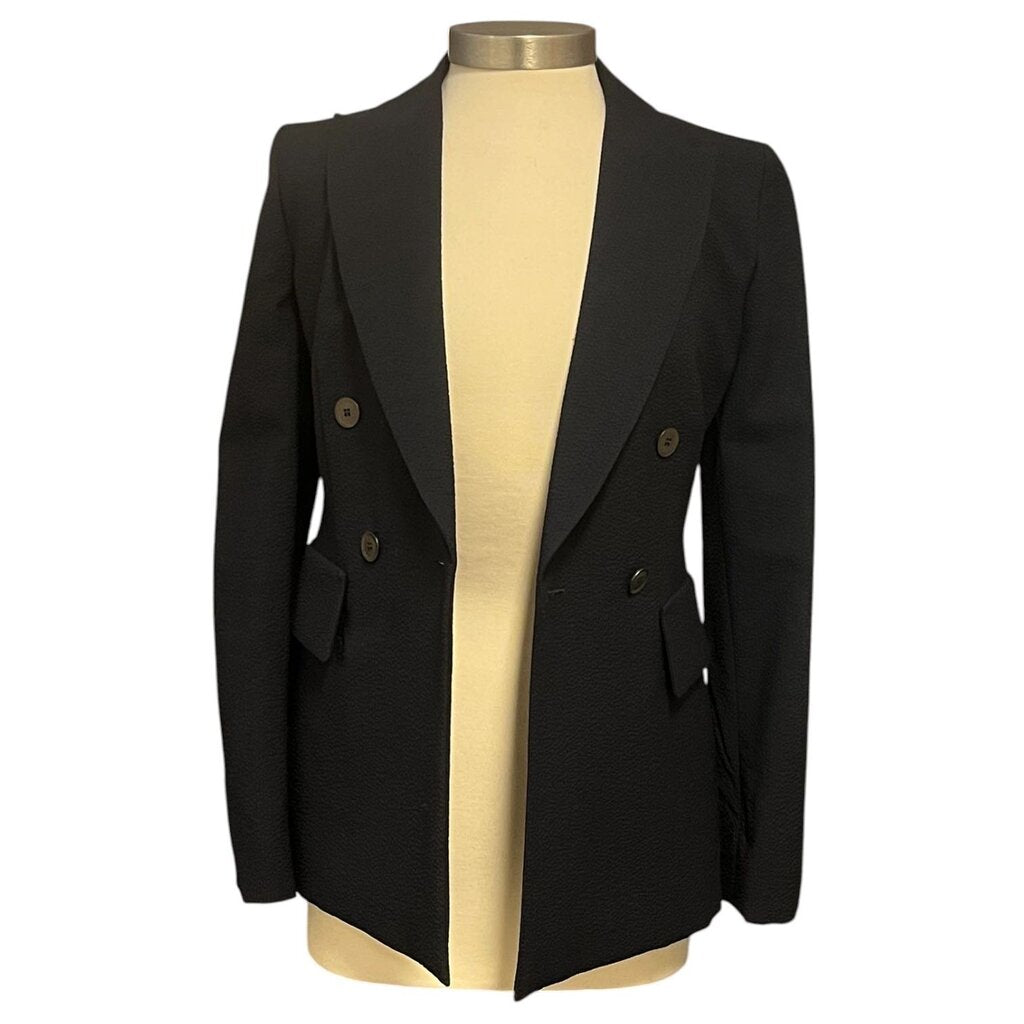 Max Mara Textured Tropical Wool Blazer