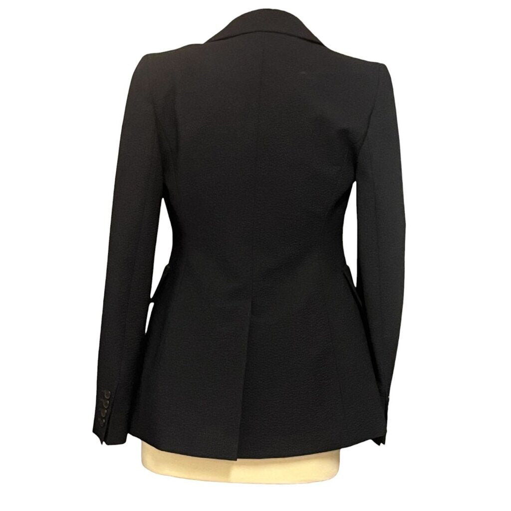 Max Mara Textured Tropical Wool Blazer