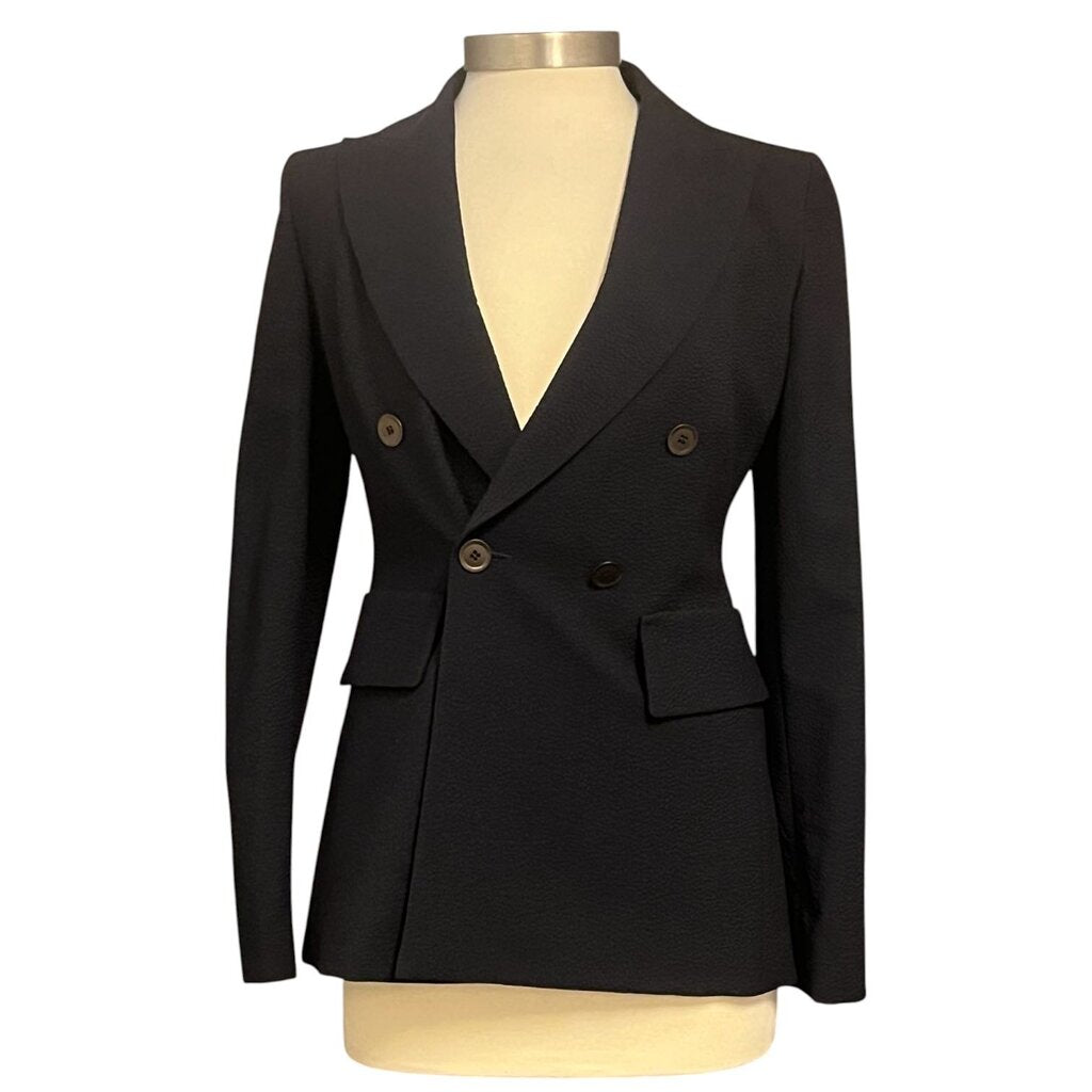 Max Mara Textured Tropical Wool Blazer