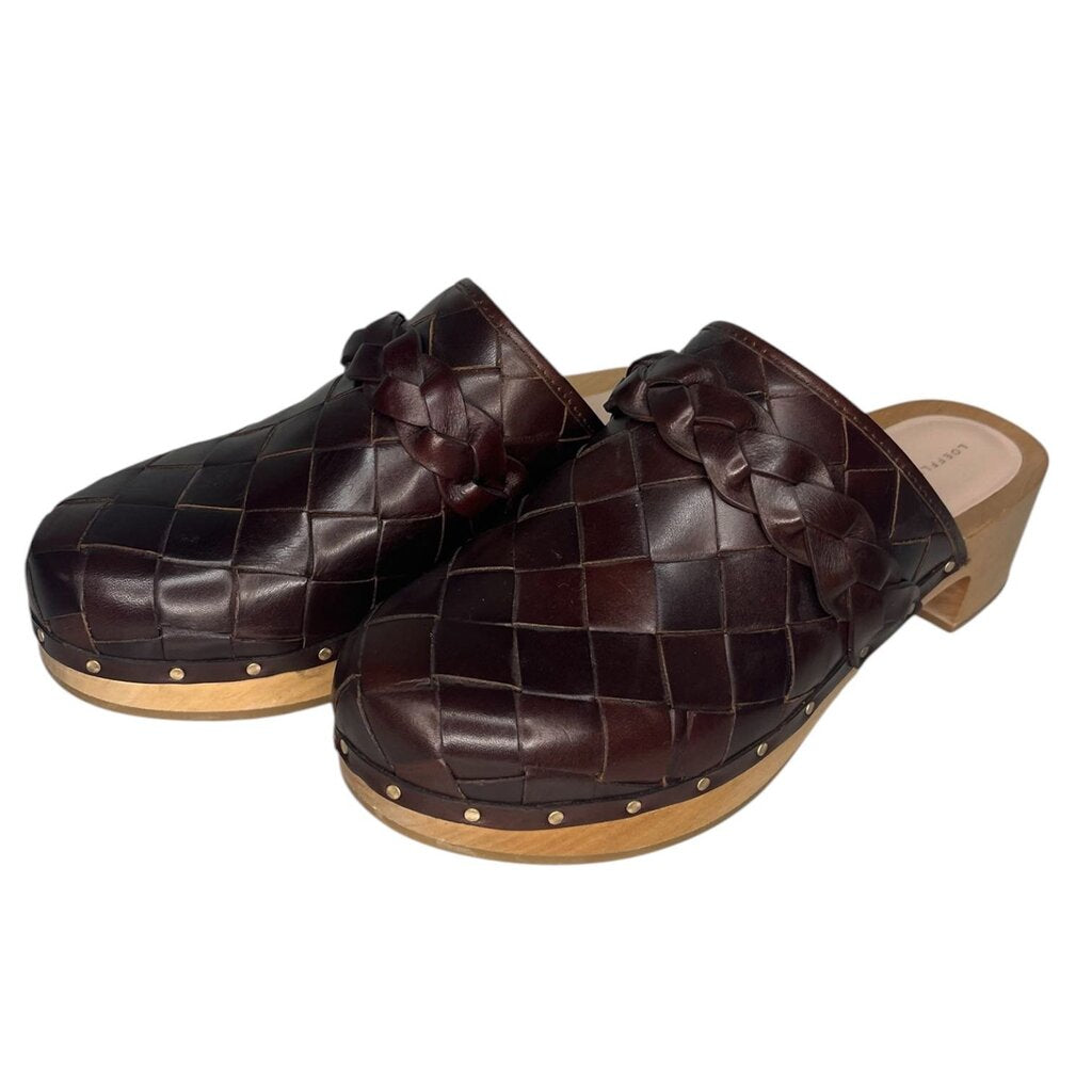 Loeffler Randall Polina Espresso Brown Clogs