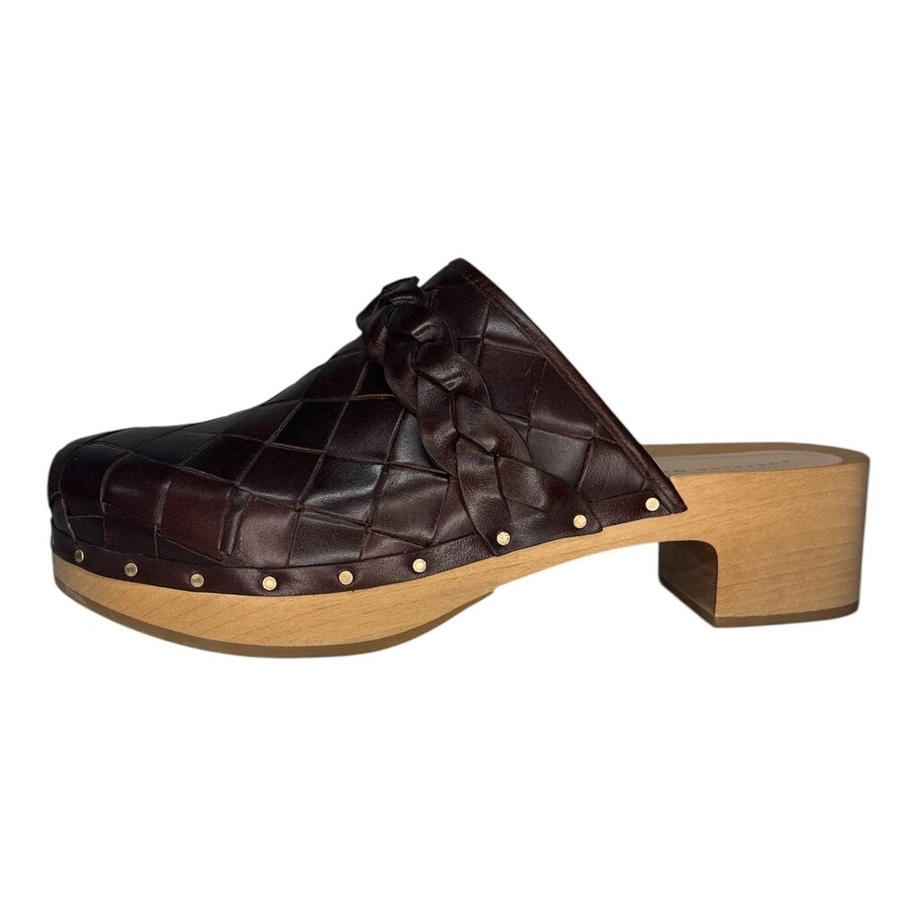 Loeffler Randall Polina Espresso Brown Clogs