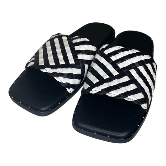 Freda Salvador Woven Studded Sandals