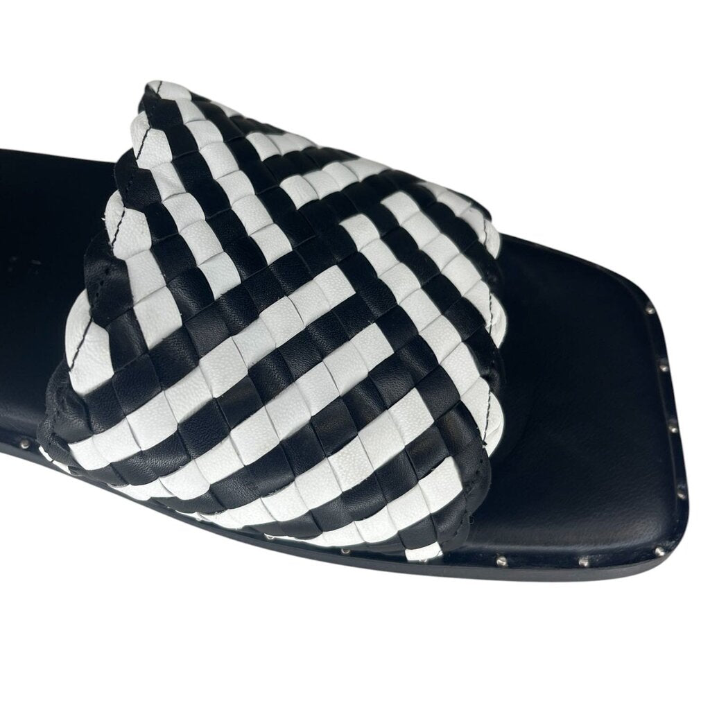 Freda Salvador Woven Studded Sandals