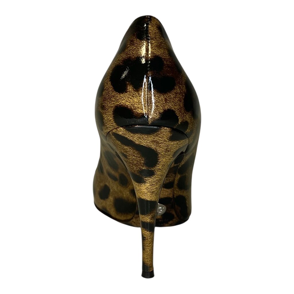 Dolce & Gabbana Leopard Print Patent Leather Pumps