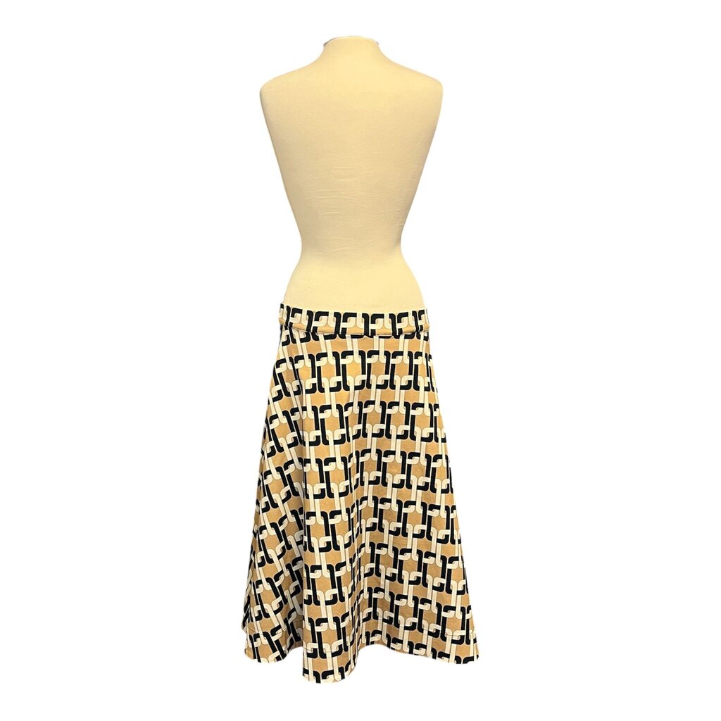 Goop Chain Print Circle Skirt