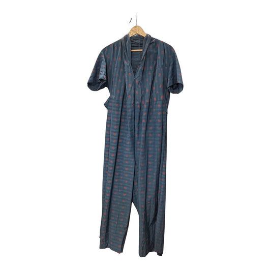 Caron Callahan Floral Embroidered Self Tie Jumpsuit
