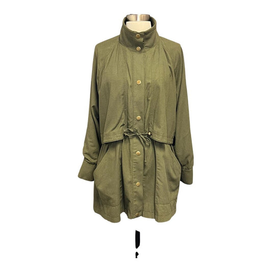No 6 Store Raw Silk Utility Jacket