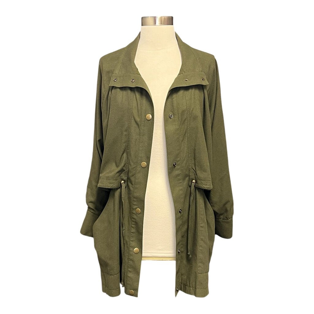 No 6 Store Raw Silk Utility Jacket
