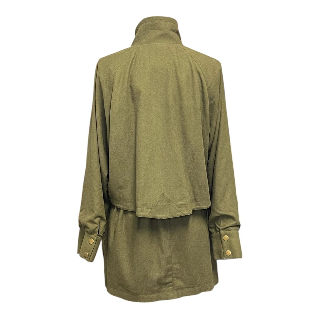 No 6 Store Raw Silk Utility Jacket