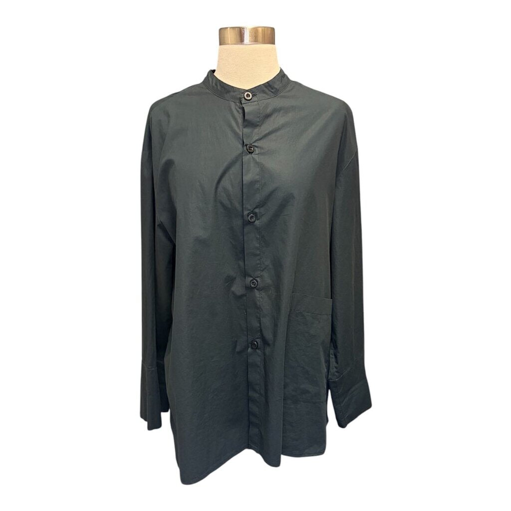 Labo.Art Cotton Button Front Blouse