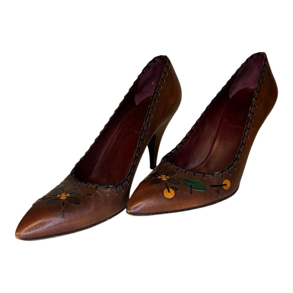 Prada 1999 Autumn/Winter Leather Pumps (As Found)