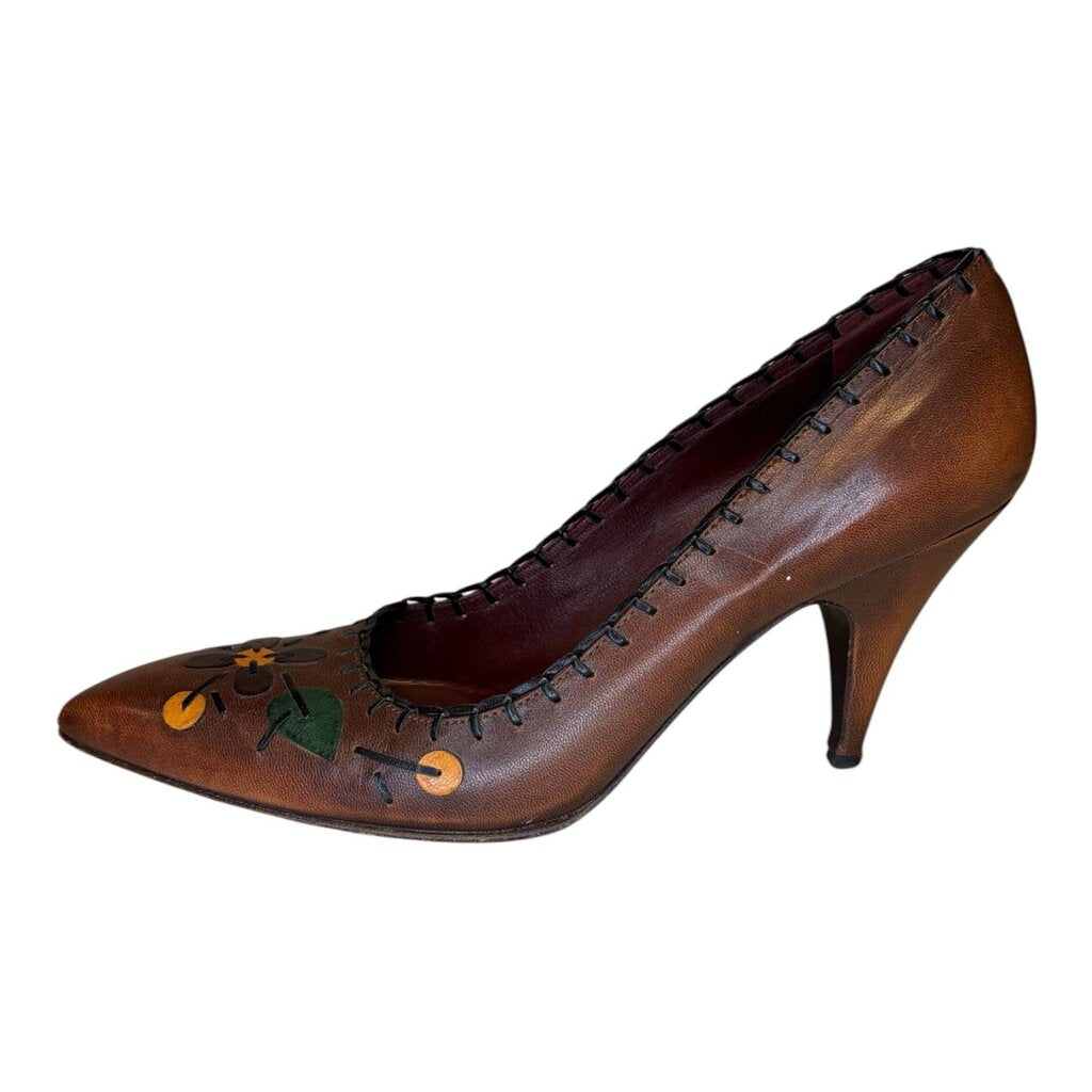 Prada 1999 Autumn/Winter Leather Pumps (As Found)