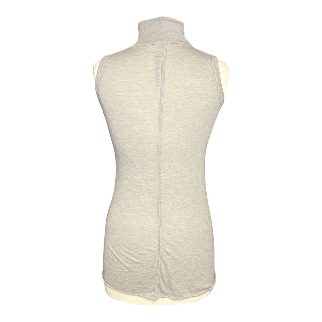 Rick Owens Mock Neck Wool Tunic Top