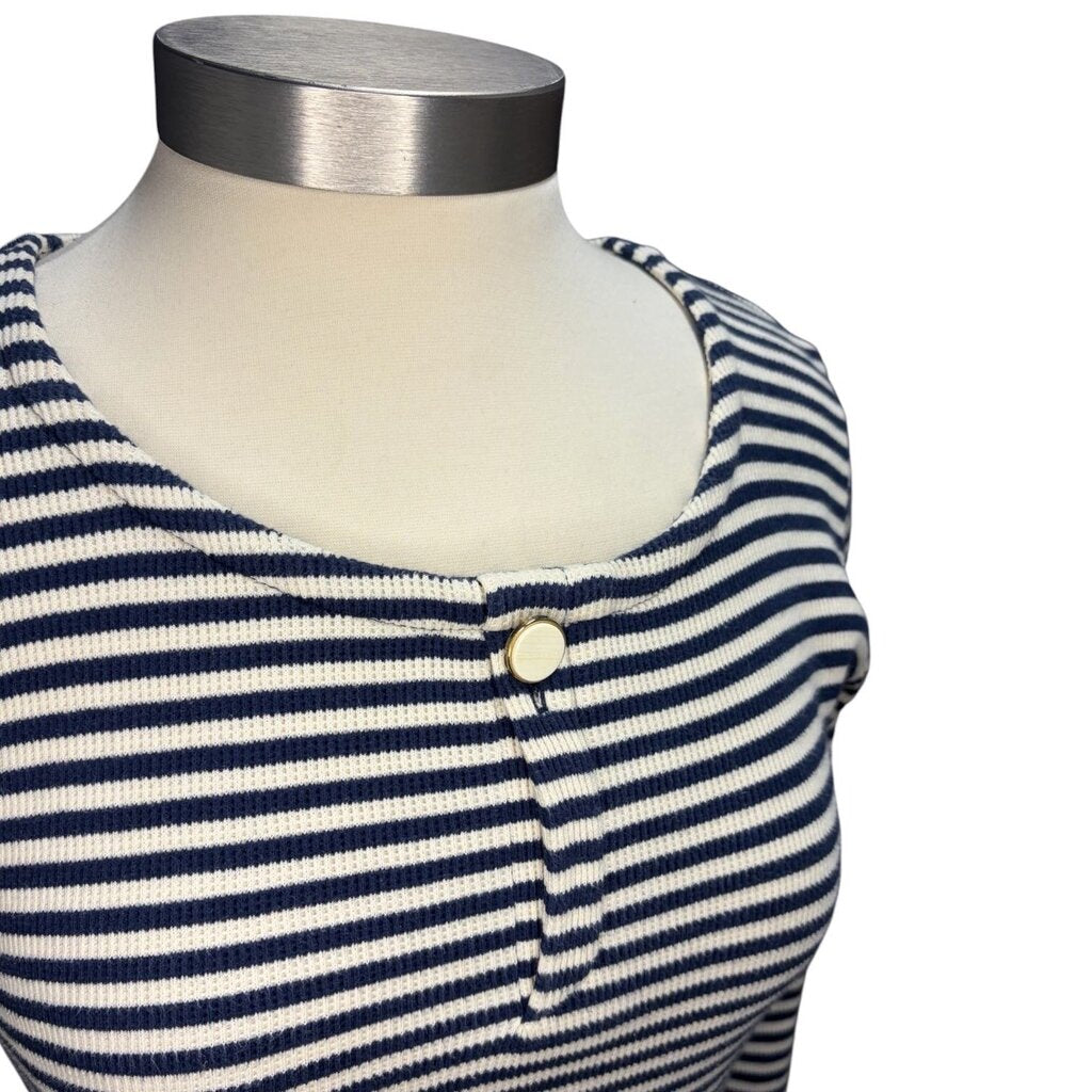 APC Ribbed Breton Stripe Mini Dress