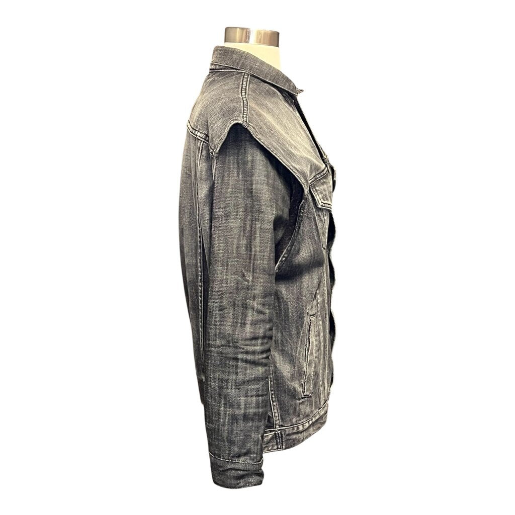R13 Wool Lined Double Denim Jacket