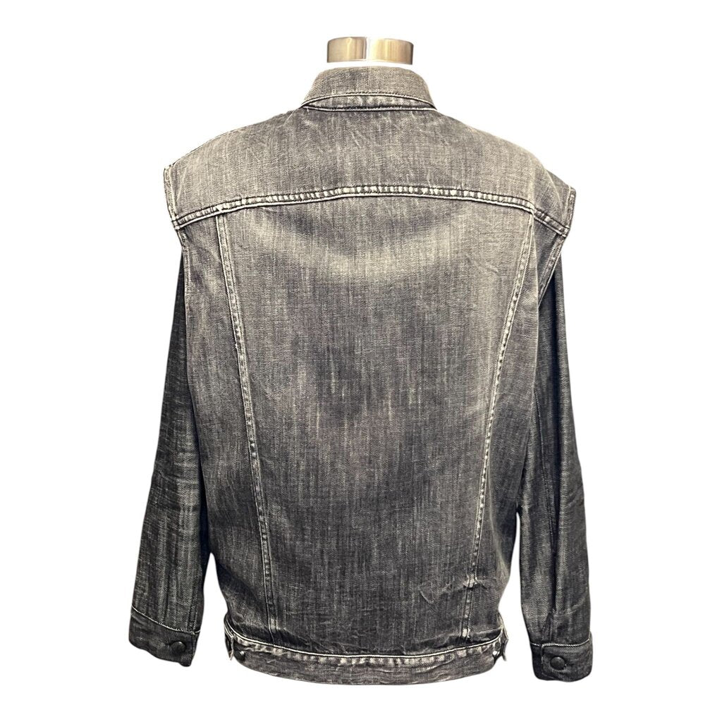 R13 Wool Lined Double Denim Jacket