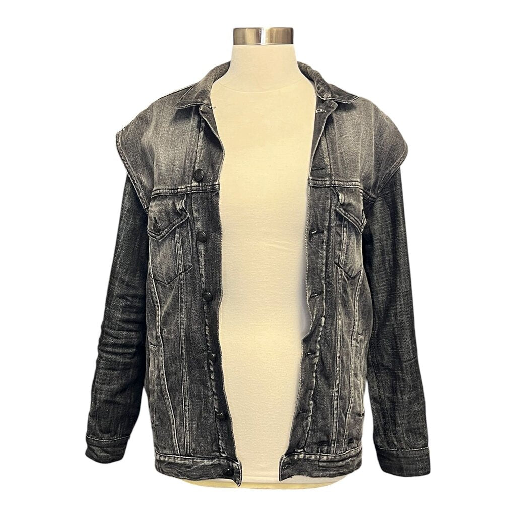 R13 Wool Lined Double Denim Jacket