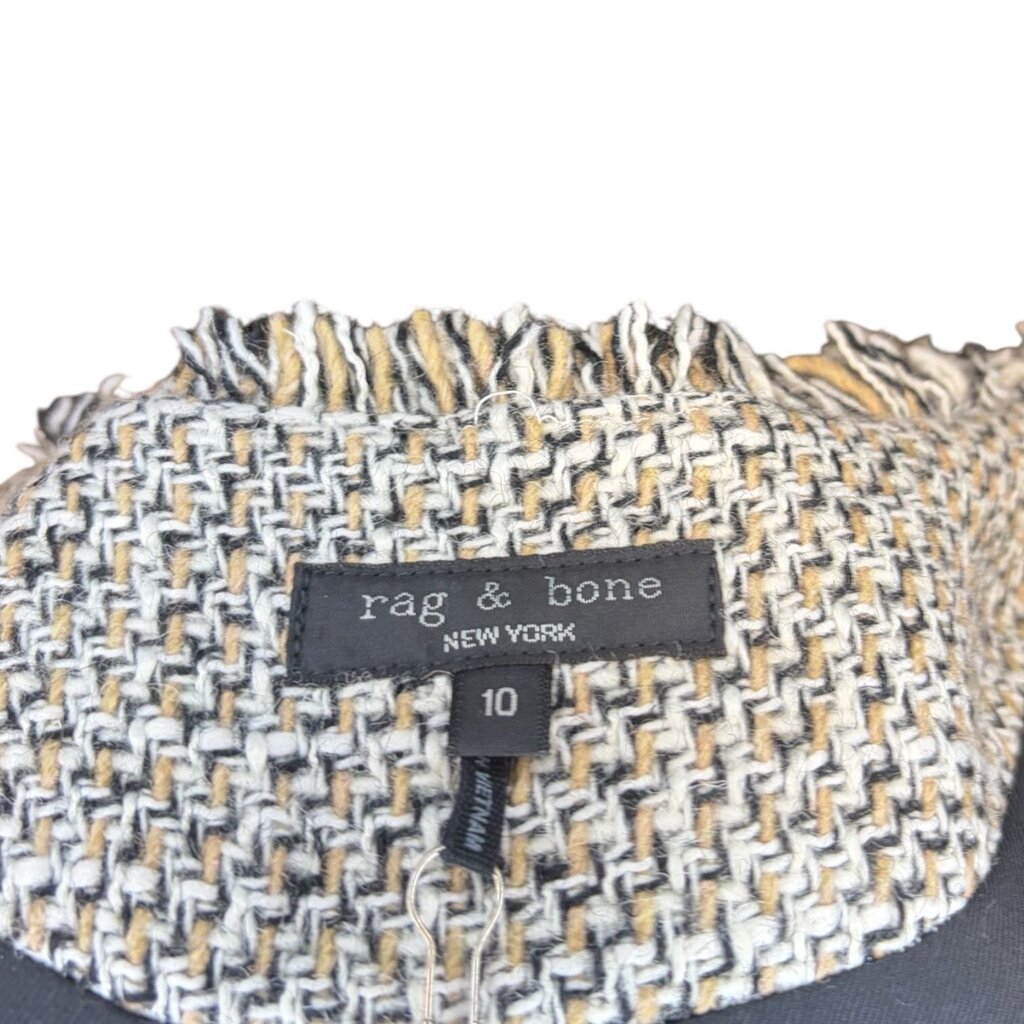 Rag & Bone Raw Edge Tweed Jacket