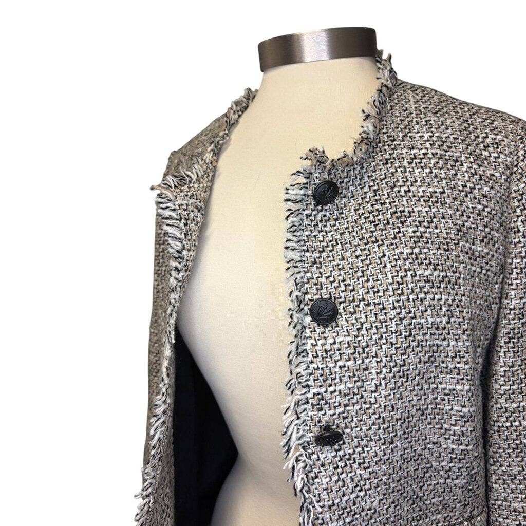 Rag & Bone Raw Edge Tweed Jacket