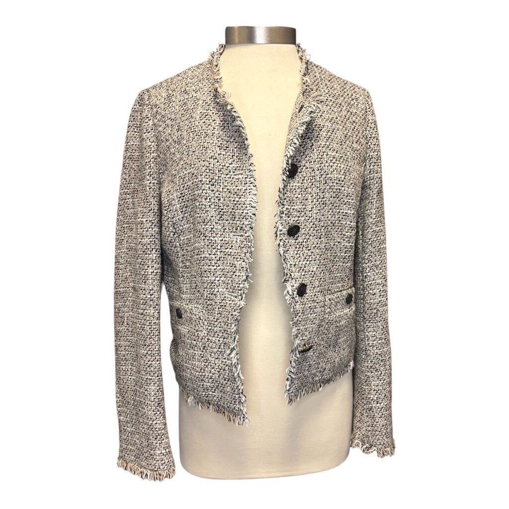 Rag & Bone Raw Edge Tweed Jacket