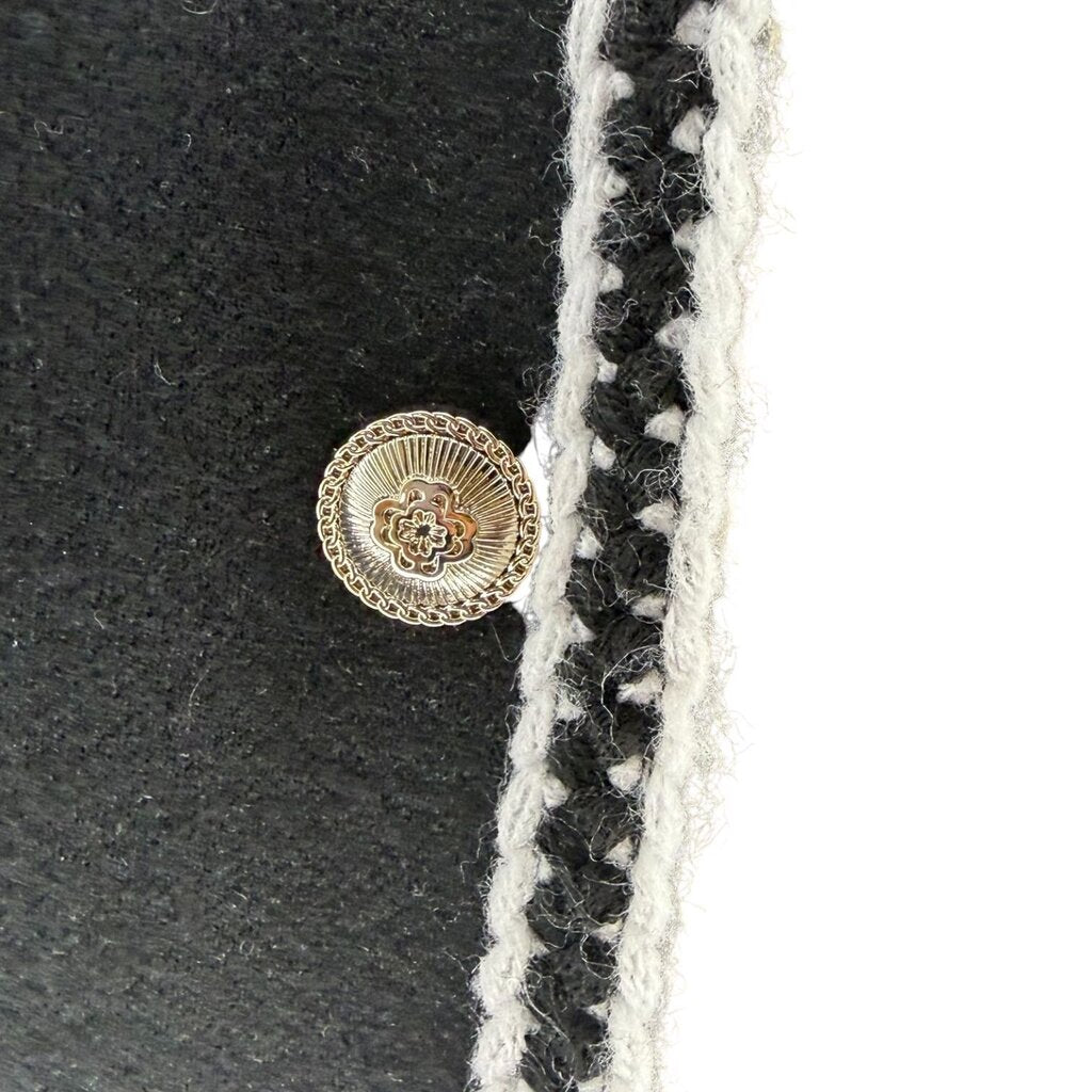Maje Contrast Crochet Edged Jacket