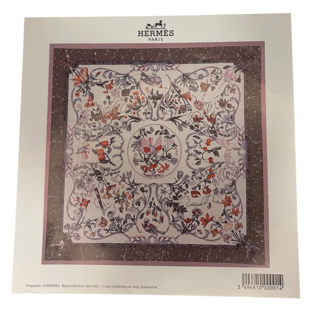 Hermes Vintage 'Musee Vivant du Chaval' Silk Scarf, NEW