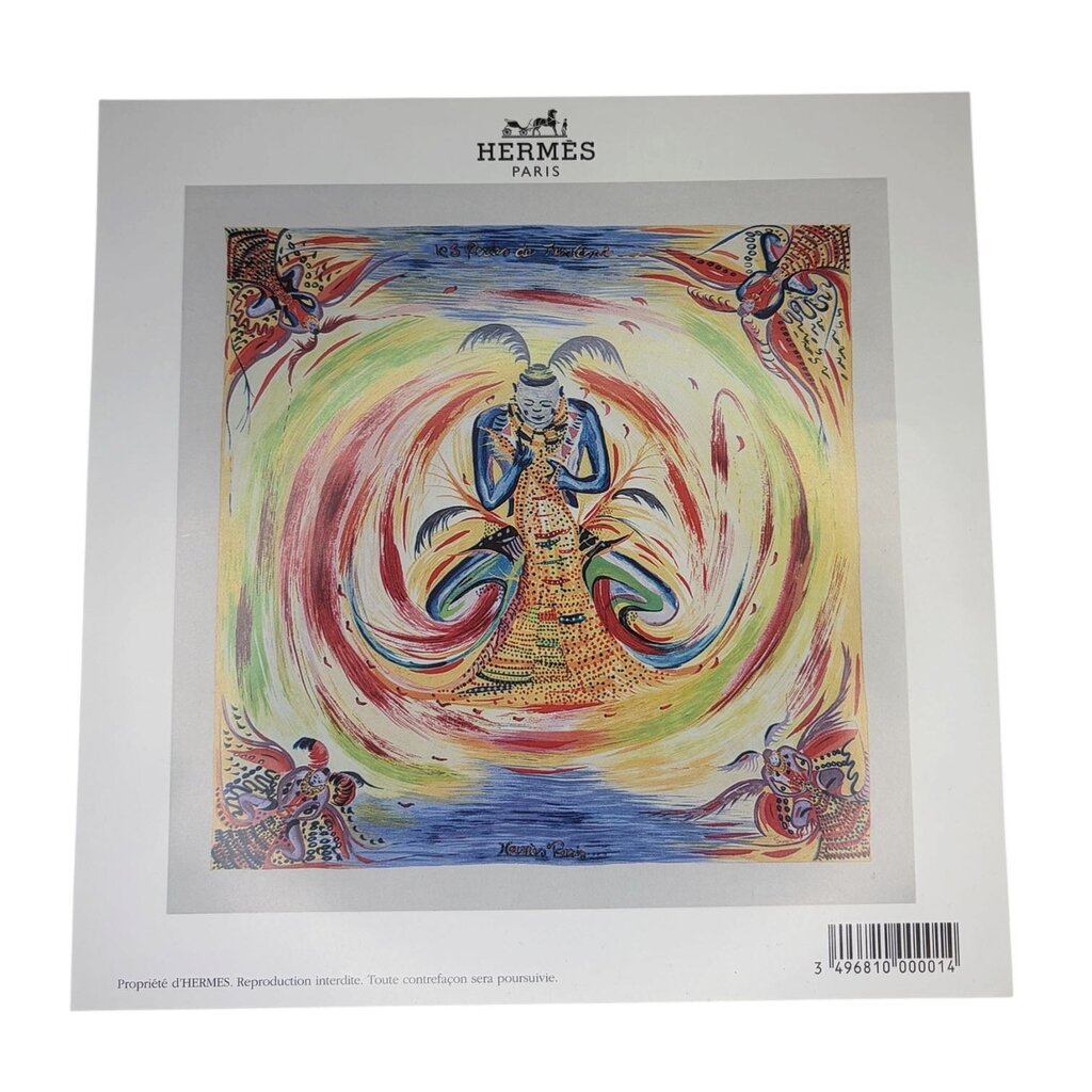 Hermes Vintage 'les Perles de Turkana' Silk Scarf, NEW