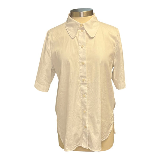 Cos Collared Short Sleeved Button Blouse