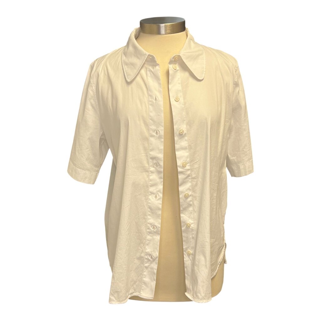 Cos Collared Short Sleeved Button Blouse