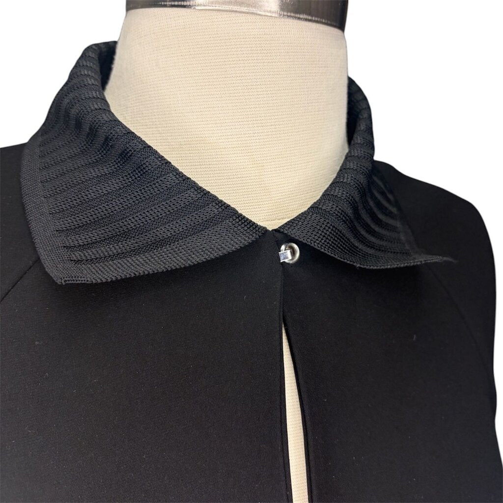 Balenciaga Knit Collar Silk Blouse