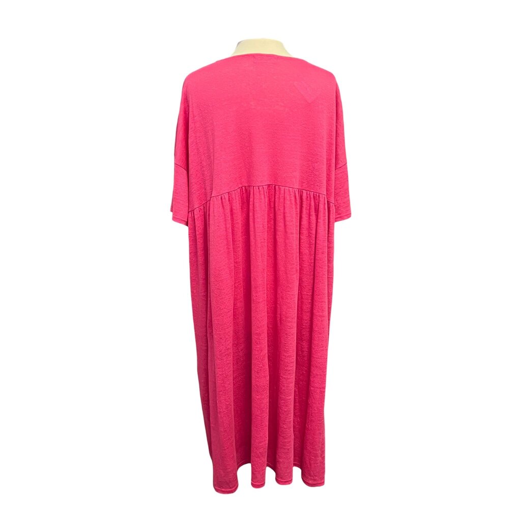 Ichi Antiquites Linen Blend Midi Dress
