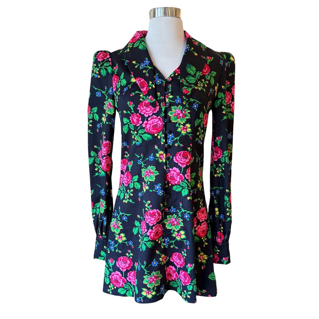 The Vampire's Wife Floral Mini Dress