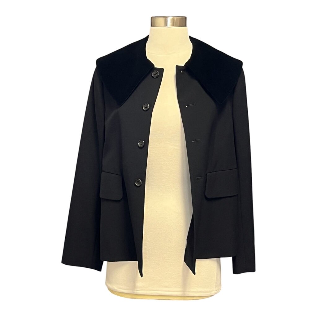 Comme Des Garcons Wool & Velvet Blazer