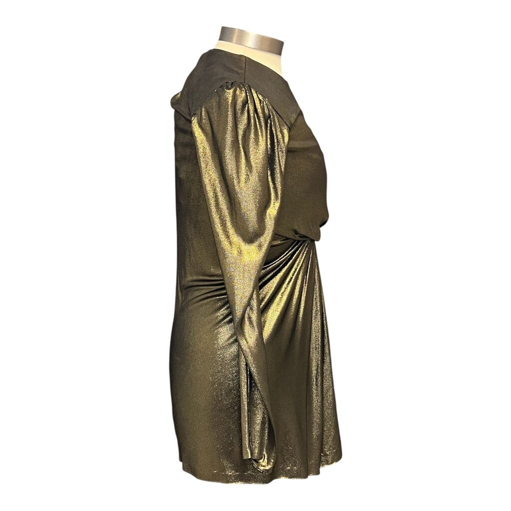 Saint Laurent Gold Lame Dress