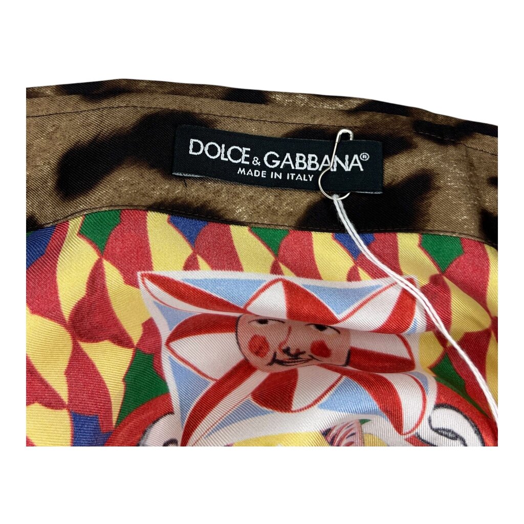 Dolce & Gabbana Silk Foulard Print Blouse, MSPR $1819