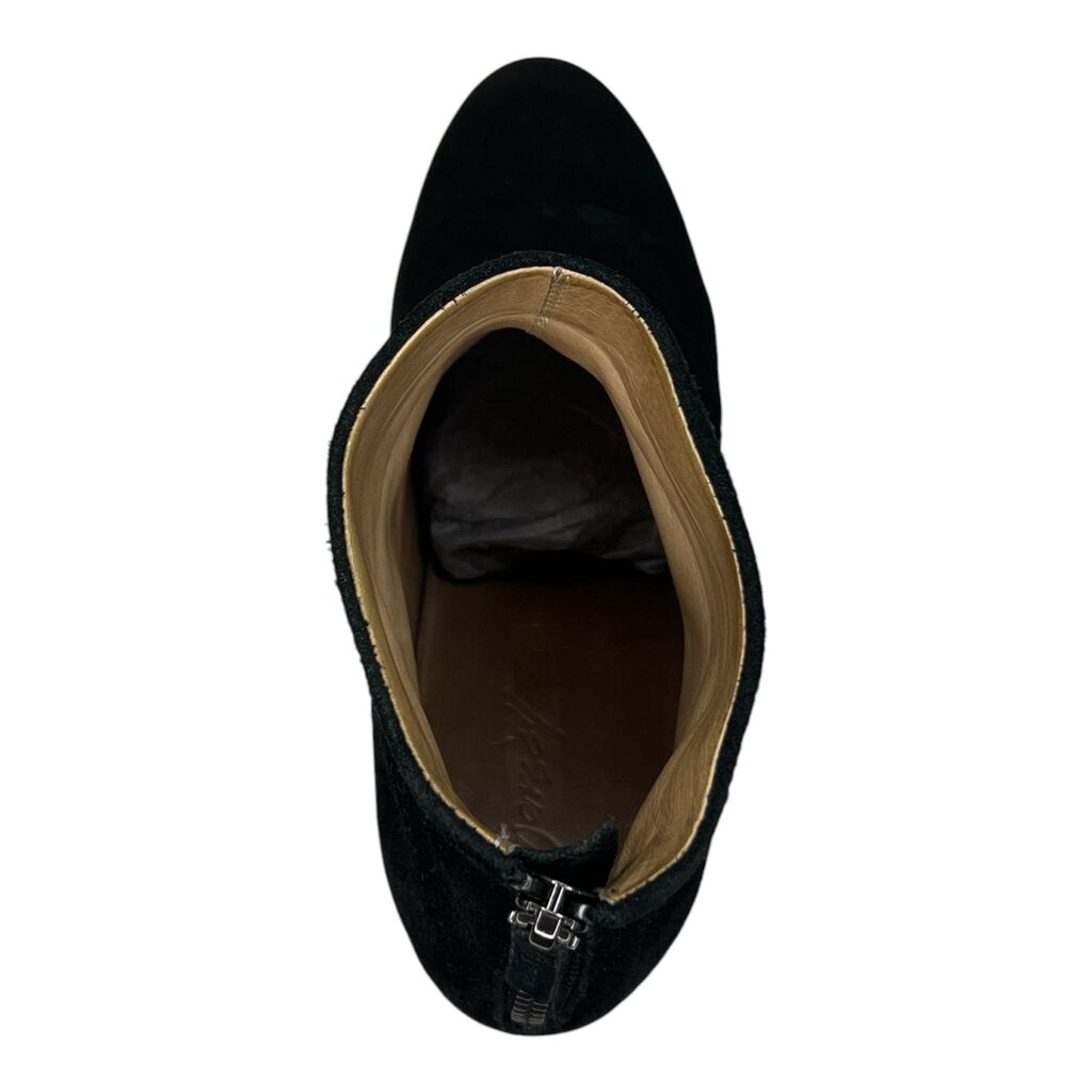 Marsell Distressed Suede Wedge Ankle Boots