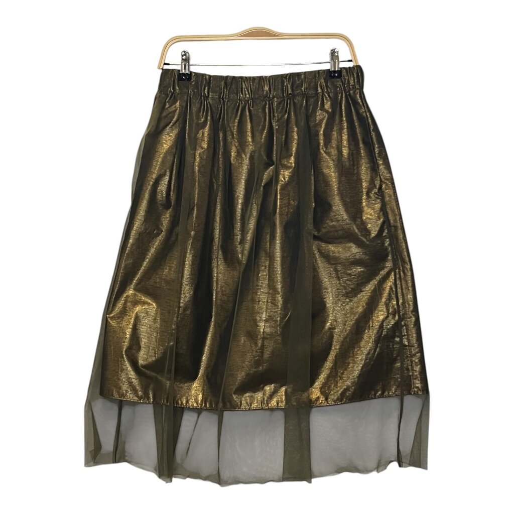 Brunello Cucinelli Lame+Tulle Circle Skirt