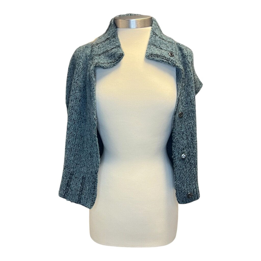 Paychi Guh Mock Neck Cashmere Capelet