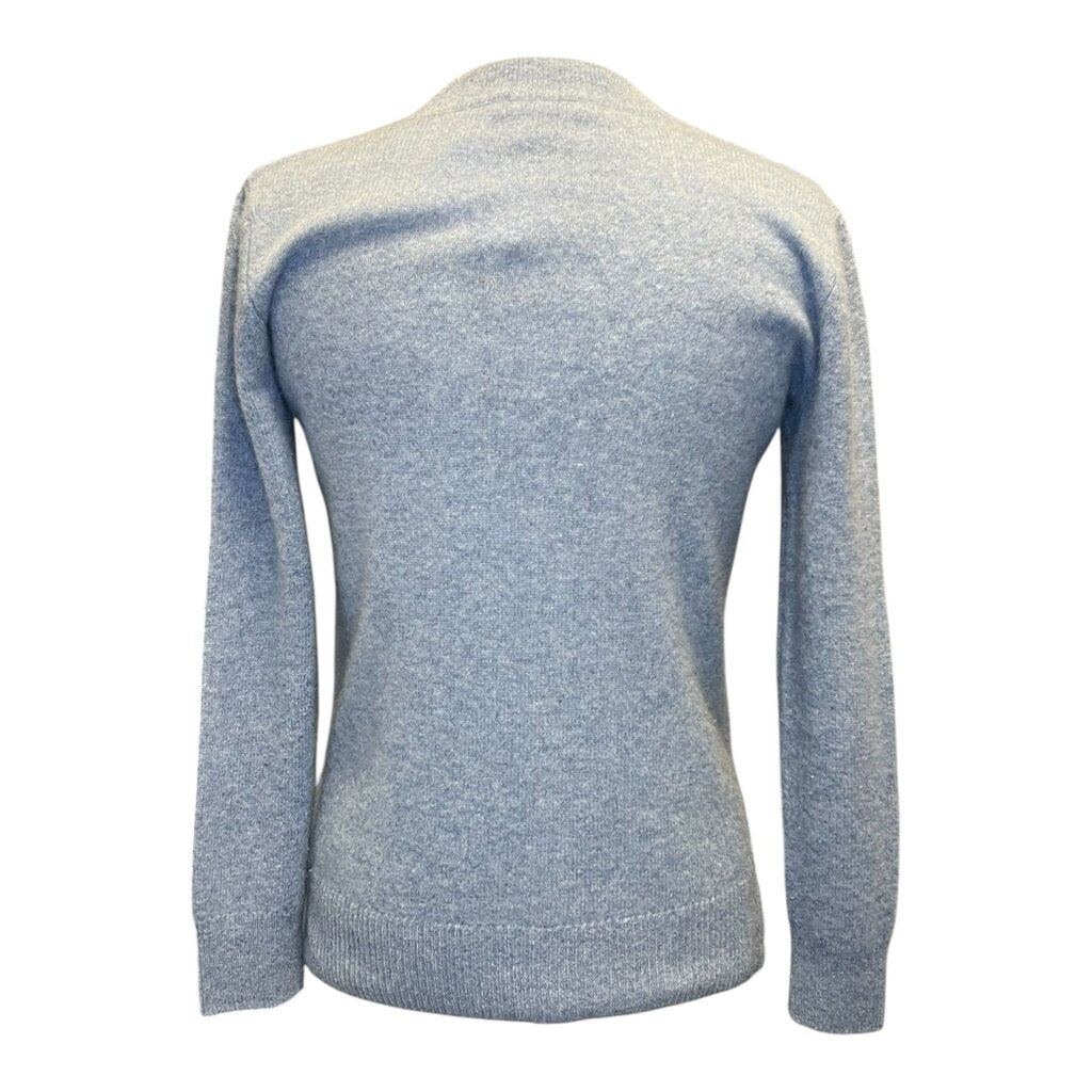 Saks V Neck Cashmere Sweater
