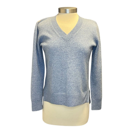 Saks V Neck Cashmere Sweater