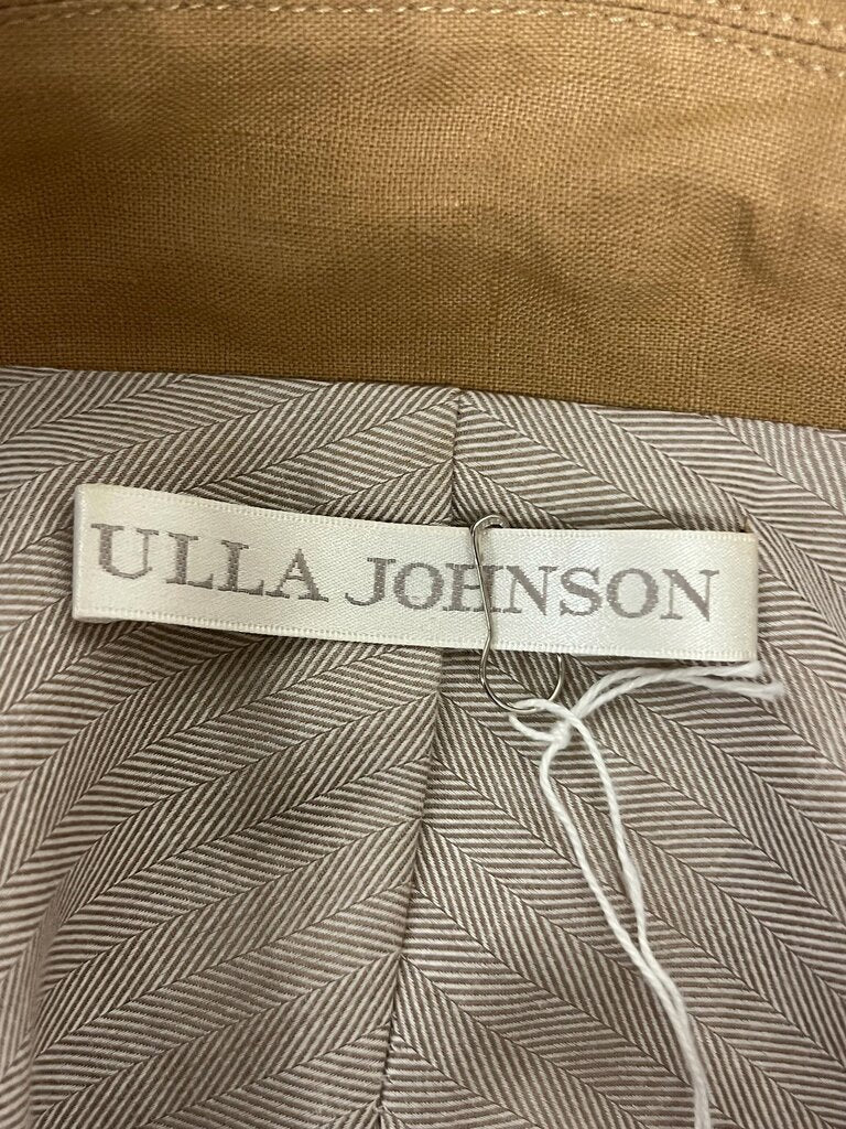 Ulla Johnson Coated Canvas Leather Trimmed Utility Jacket